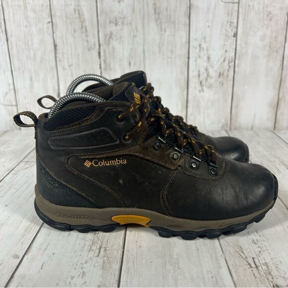 Columbia waterproof brown leather boot‎ lids 5 Womens 6.5 - Picture 1 of 9